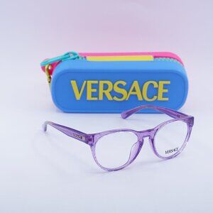 Versace Kids VK3321U 5373 Cat Eye Eyeglasses 48mm - Lilac Glitter